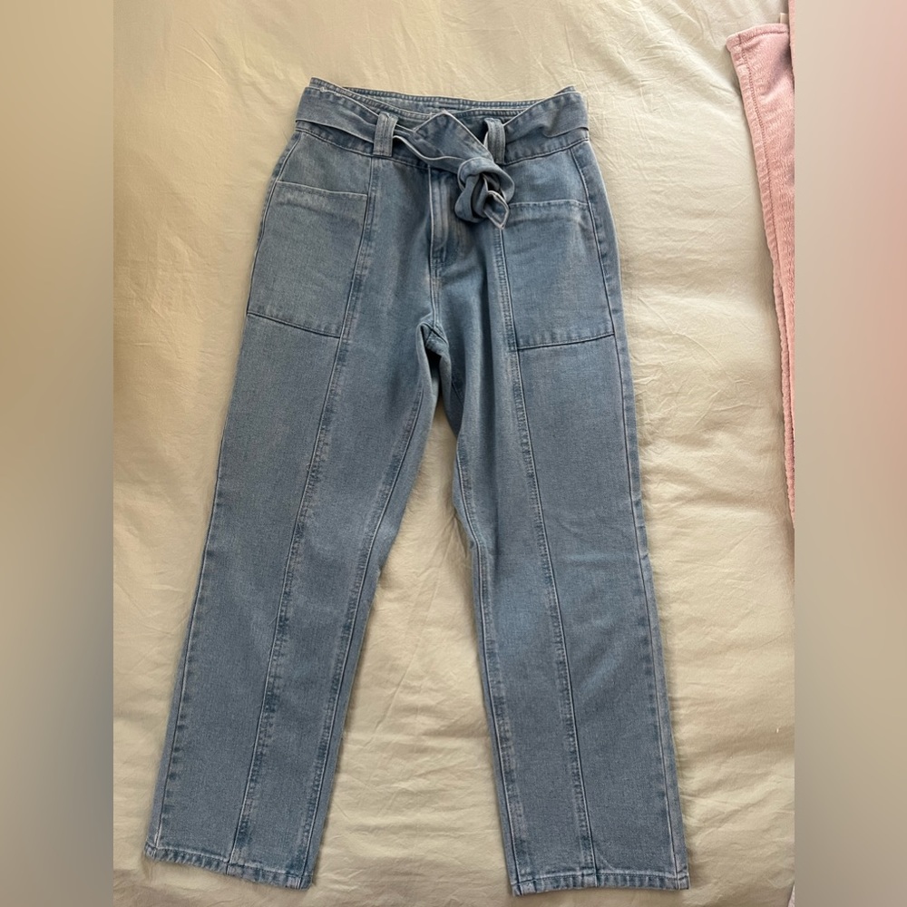 Forever 21 Tie Jeans